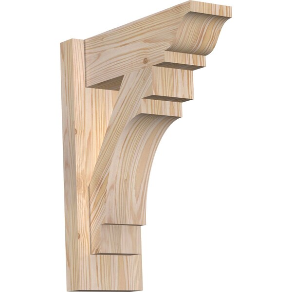 Ekena Millwork Merced Traditional Smooth Outlooker, Douglas Fir, 5 1/2"W x 14"D x 18"H OUT06X14X18MRC01SDF - main